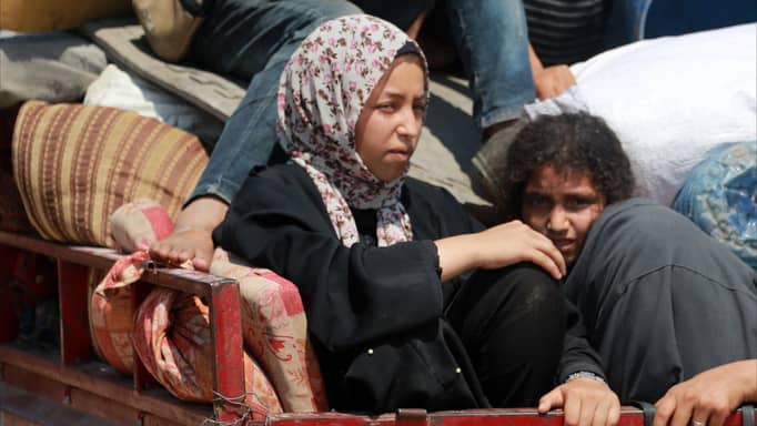 30 ألف نازح في كل كيلومتر مربع بالمواصي