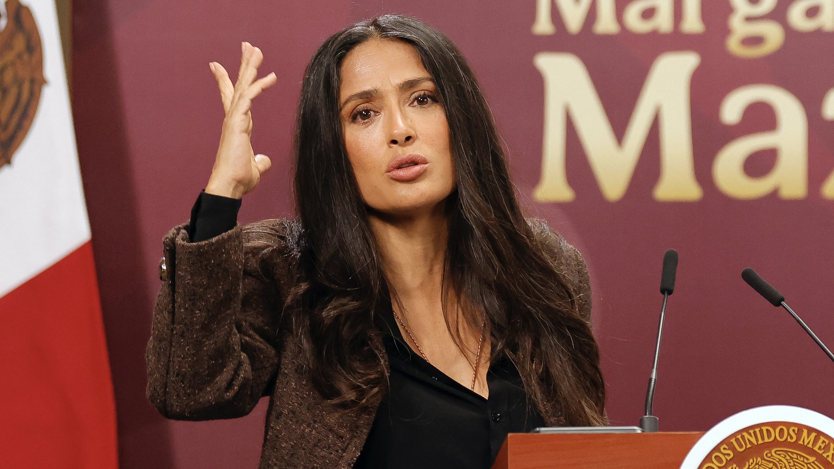 سلمى حايك تحارب "تشويه" المكسيك بفيلم مع أنجلينا جولي