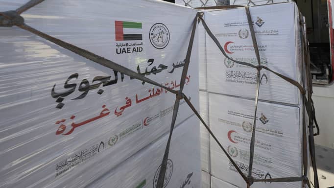 "جسر حميد الجوي".. 100 طن مساعدات إماراتية جديدة لدعم غزة