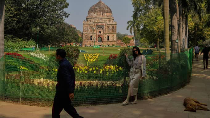 نصف مليون زهرة توليب تحوّل العاصمة الهندية إلى لوحة هولندية