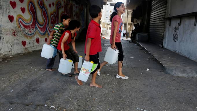 الأمراض المنقولة عبر المياه تتفشى في غزة