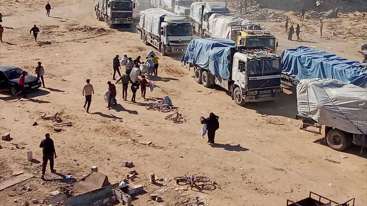 مساعدات غزة "بلا نهب"