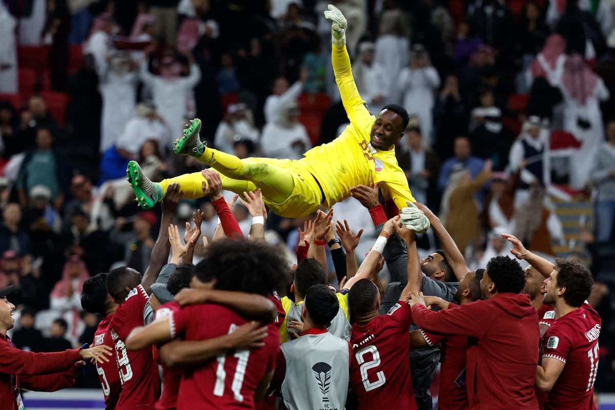 "تصديات برشم" تدفع قطر إلى نصف نهائي آسيا