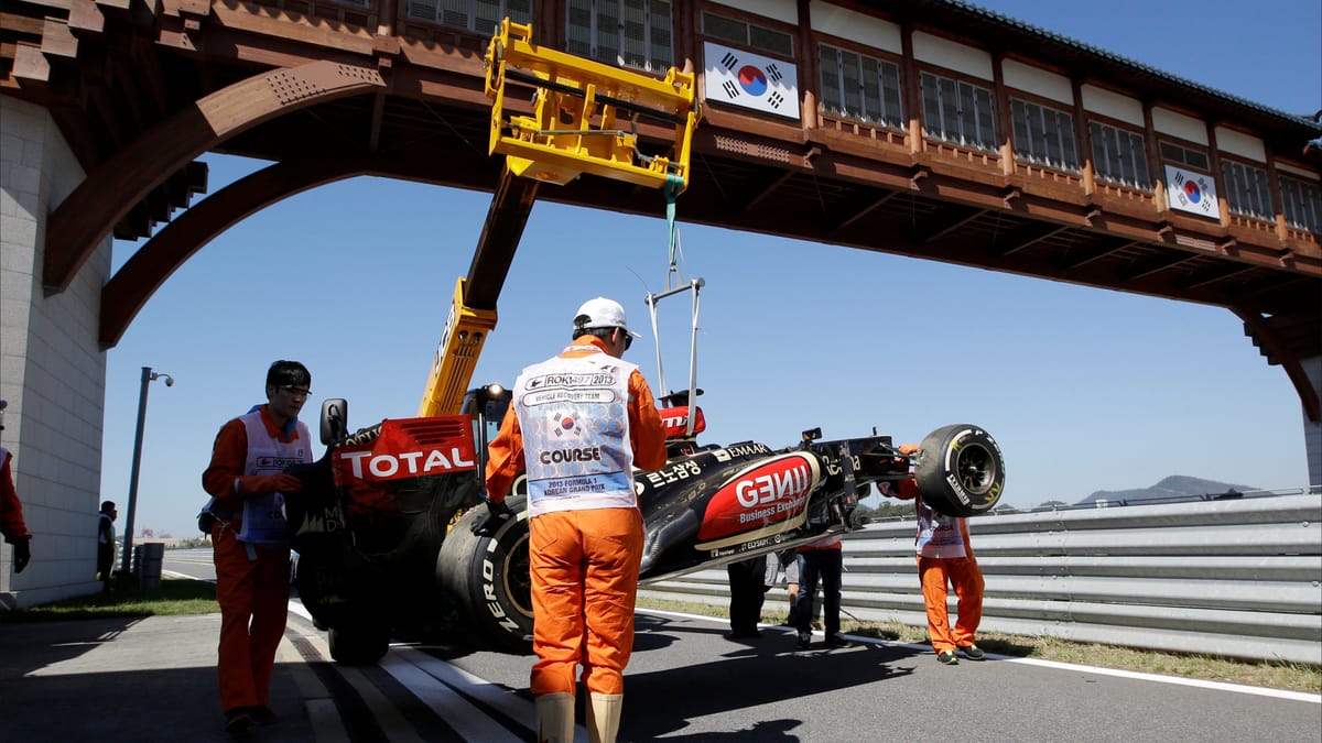 "حلبة كوريا المهجورة".. قصة 380 مليون دولار في الهواء
