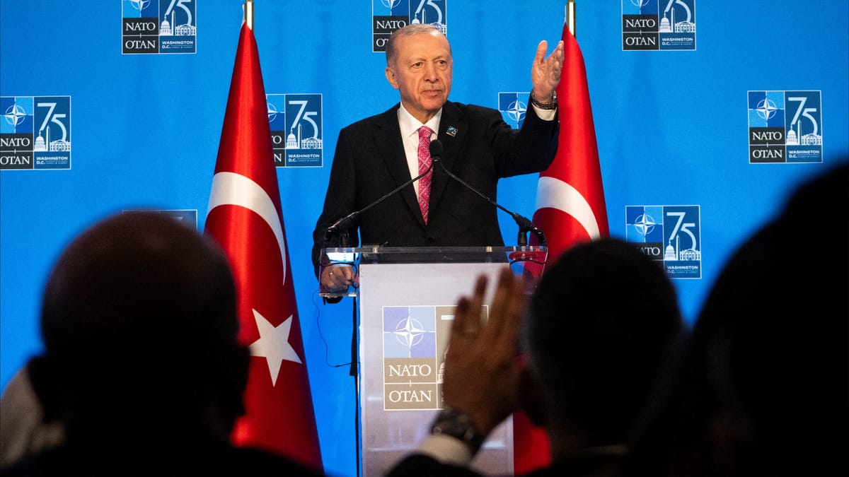 أردوغان: لا يمكن استمرار التعاون بين الناتو وإسرائيل