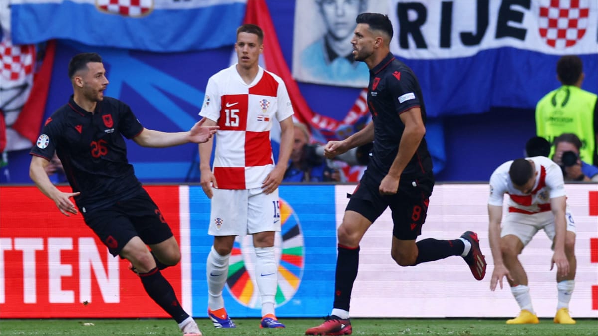 أرقام مثيرة في تعادل كرواتيا وألبانيا باليورو