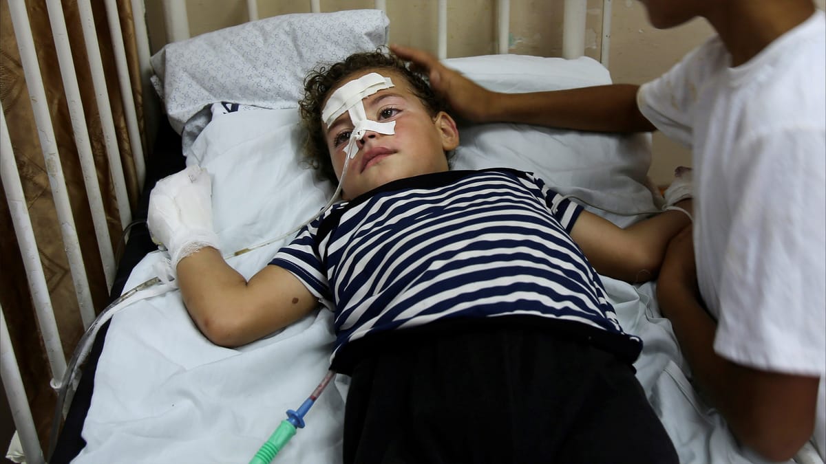 مجموعة من أطفال غزة في إيطاليا لتلقي العلاج