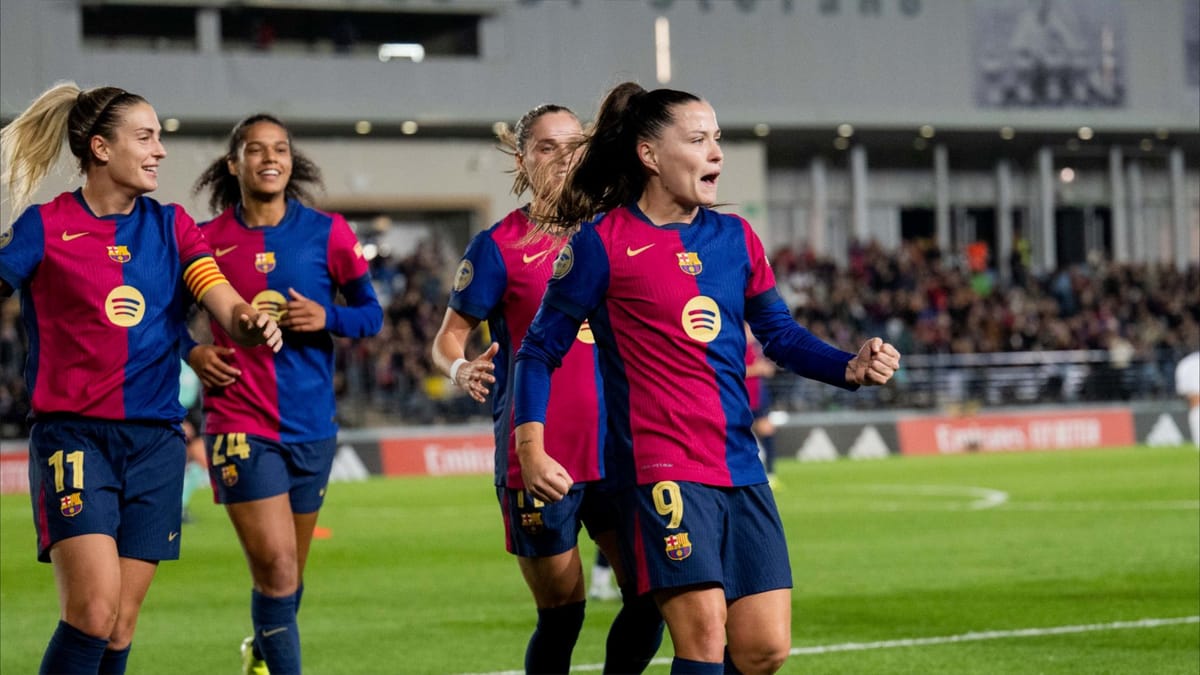 كلاسيكو السيدات.. برشلونة 17 – 0 ريال مدريد