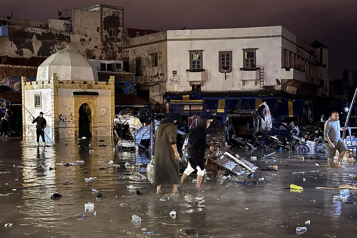 فيضانات وسيول عنيفة.. كارثة في إقليم آسفي المغربي