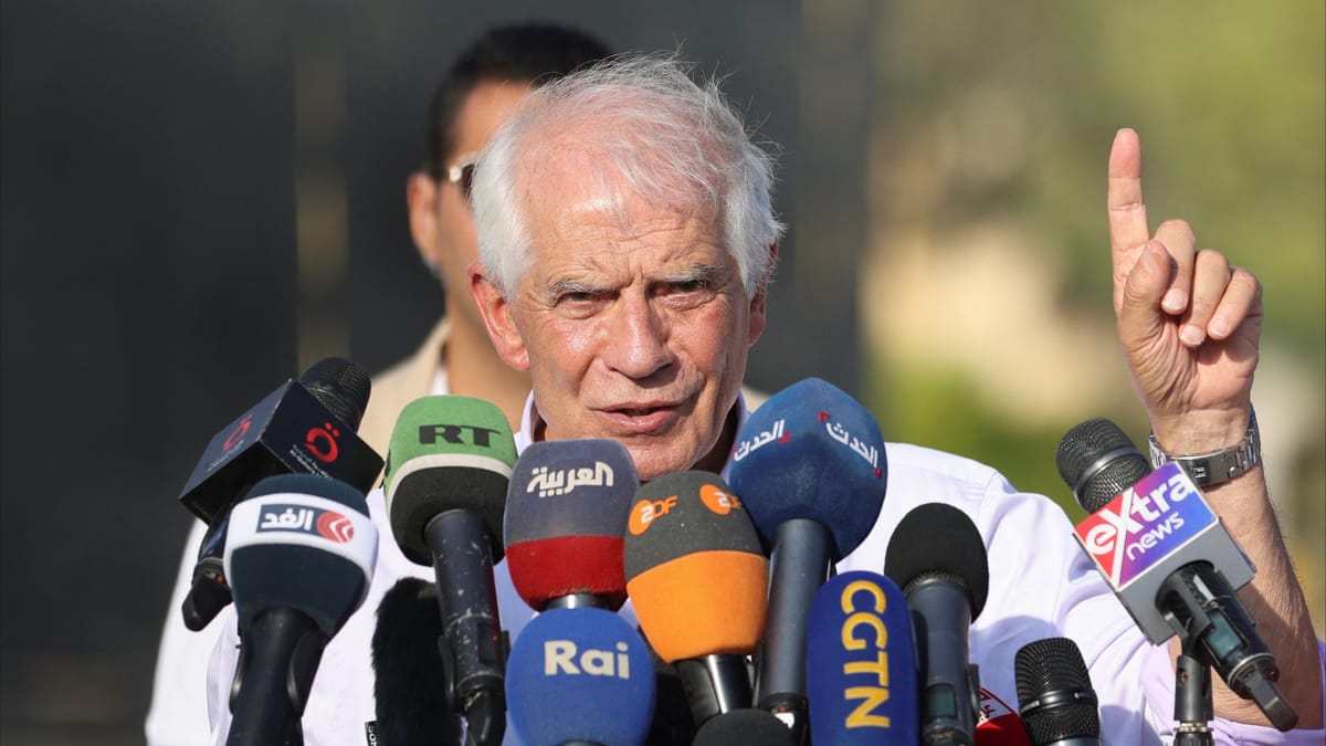 بوريل: إسرائيل تتعمّد منع غزة من الأدوية والأغذية