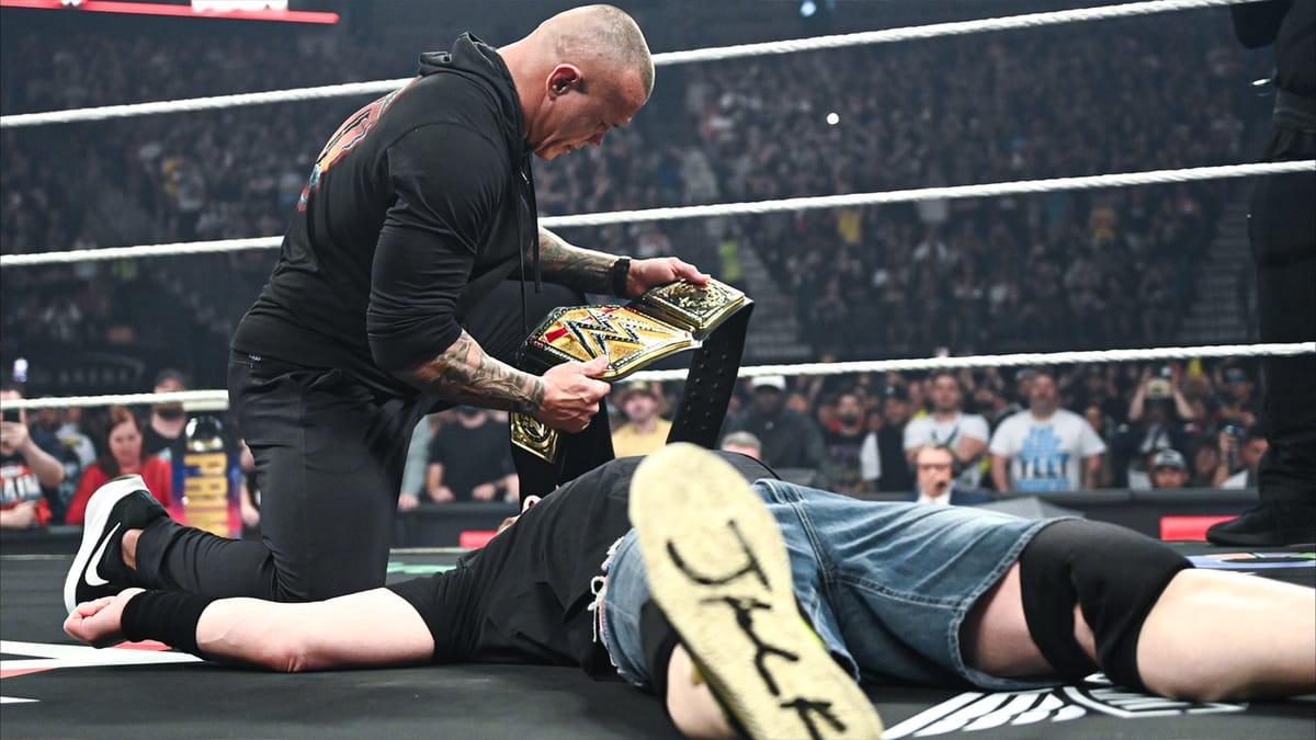 نصحه بالإنجاب.. أورتن يصفع سينا مجددا بـ"RKO"