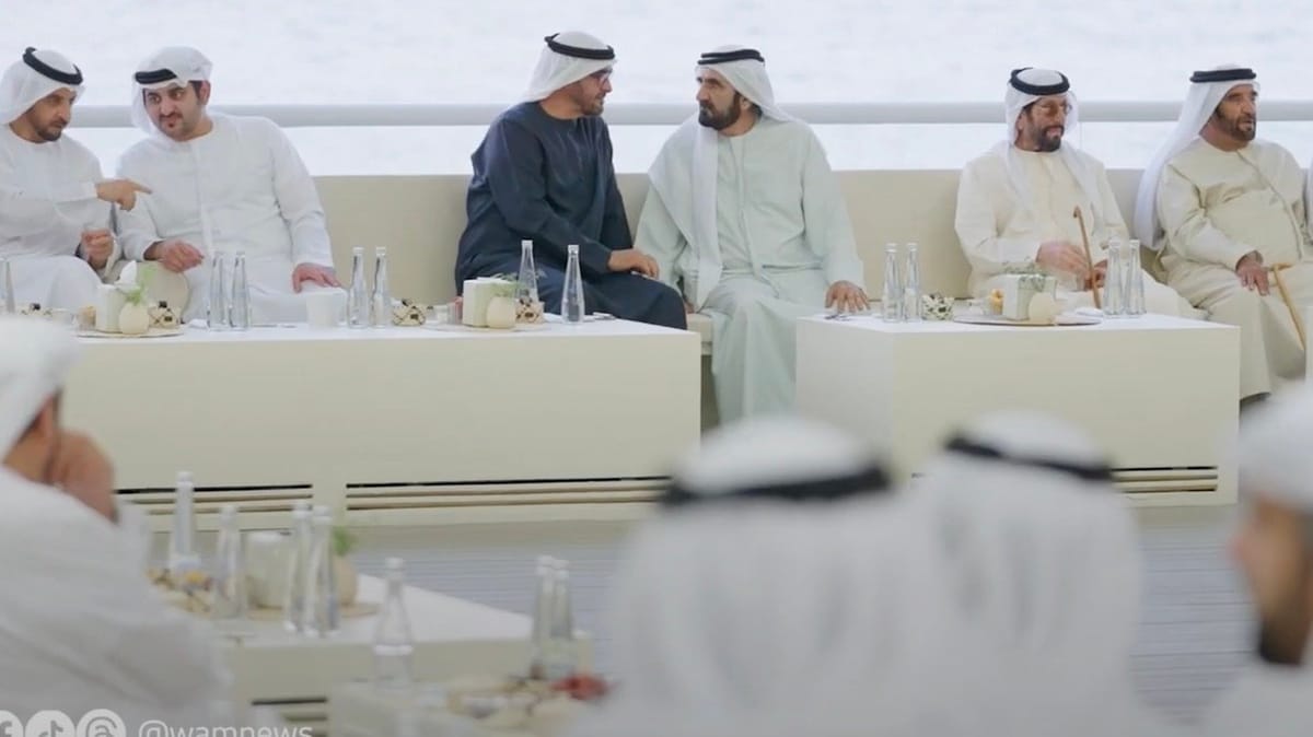 رئيس الإمارات يبحث مع نائبه قضايا تنموية