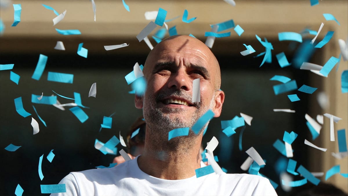بيب وتشافي يجتمعان في برشلونة
