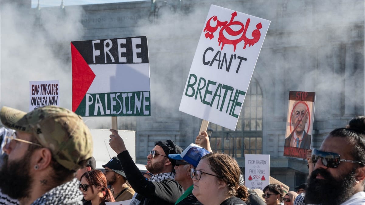 تحقيق بمقتل يهودي خلال تظاهرة مؤيدة للفلسطينيين بكاليفورنيا