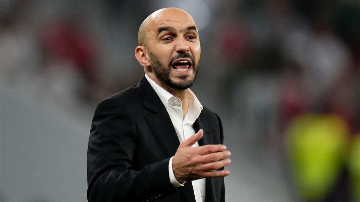 الركراكي يفجر غضب المغاربة