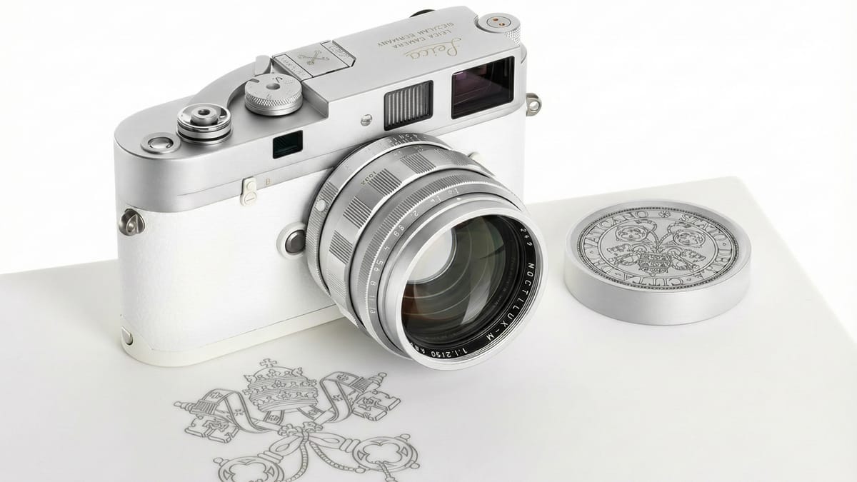 كاميرا البابا فرانسيس.. من يده إلى مزاد بملايين الدولارات