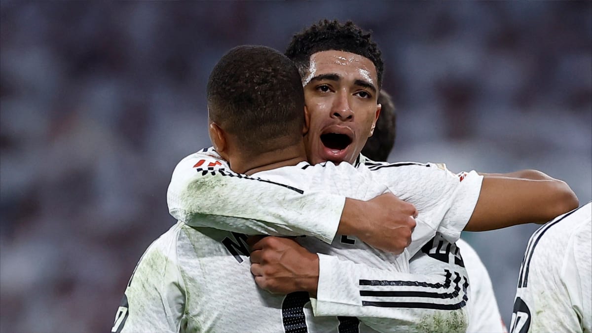 بيلينغهام يمنح مبابي شارة التألق في ريال مدريد