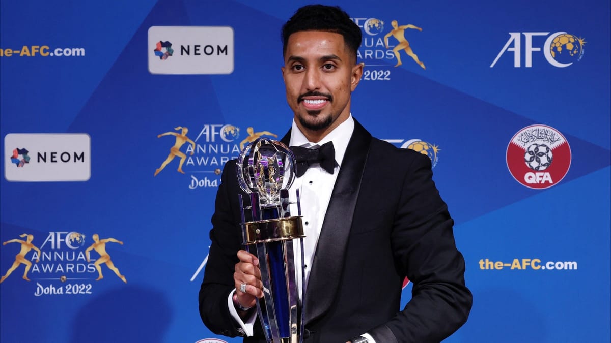 "الدوسري" أفضل لاعب في آسيا