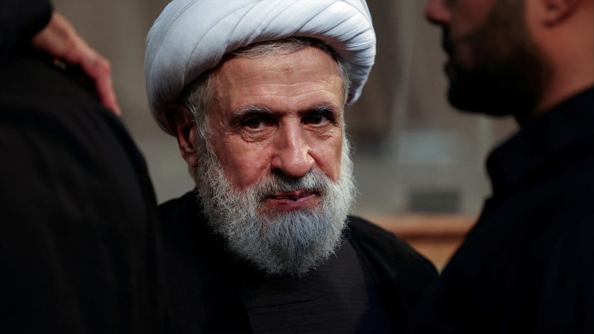 نعيم قاسم في أول خطاب على رأس حزب الله: سنبقى في مسار الحرب