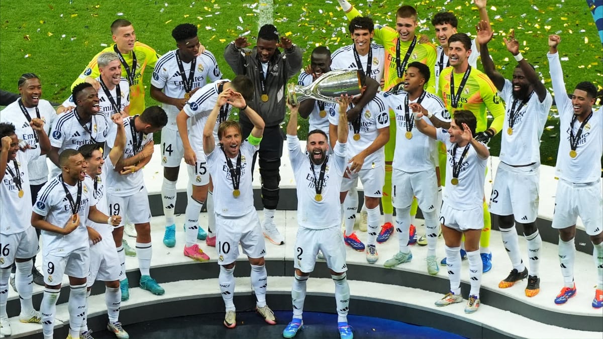 السوبر الأوروبي.. انطلاقة السباعية التاريخية لريال مدريد