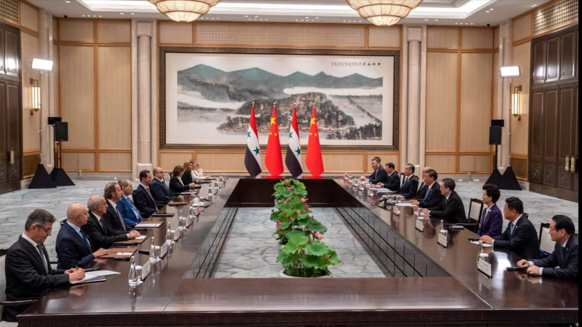 شراكة إستراتيجية بين الصين وسوريا