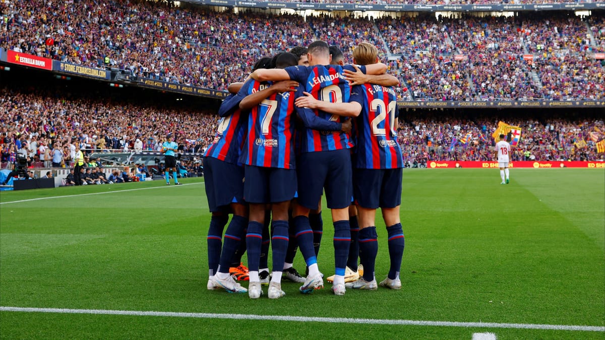"كامب نو الجديد" يبهر جماهير برشلونة