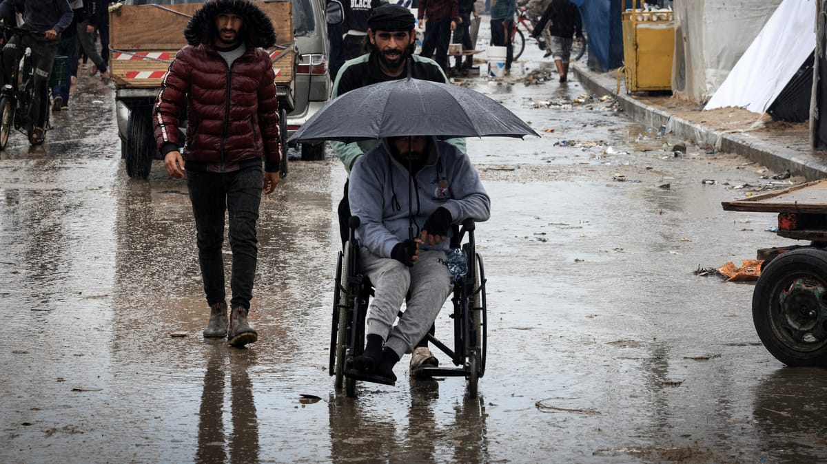 الأمم المتحدة: غزة "غير صالحة للعيش" بسبب المطر