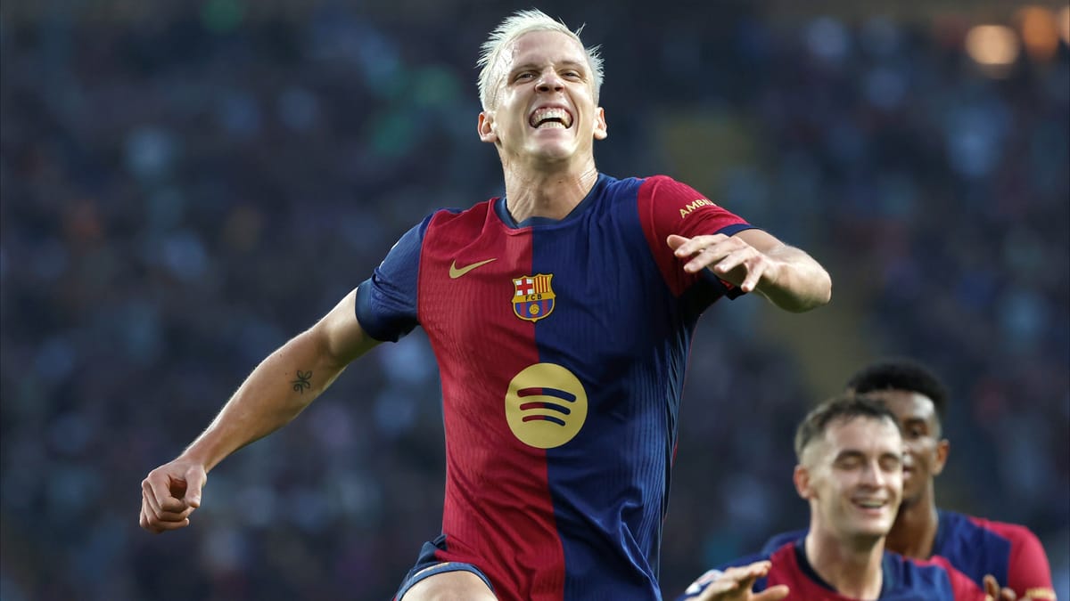 داني أولمو.. "تمية حظ" فليك في برشلونة
