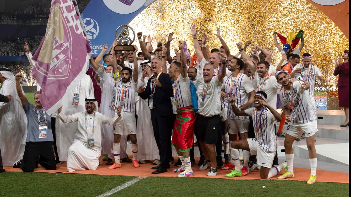 "خماسية مع الرأفة".. العين الإماراتي يتوج زعيما لآسيا