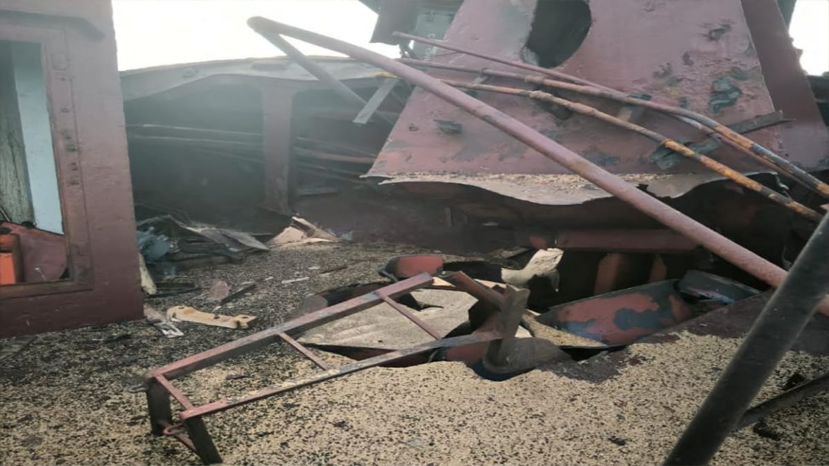 إصابة سفينة قمح أوكرانيا في البحر الأسود