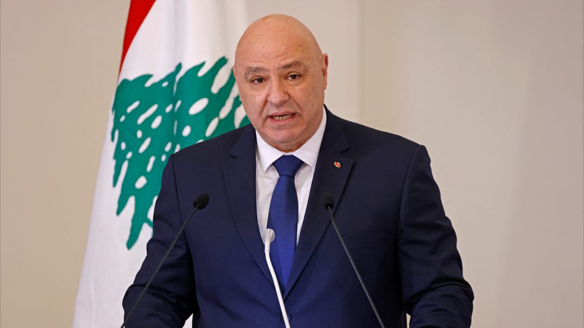 عون يطالب بانسحاب إسرائيل من جنوب لبنان بحلول 26 يناير