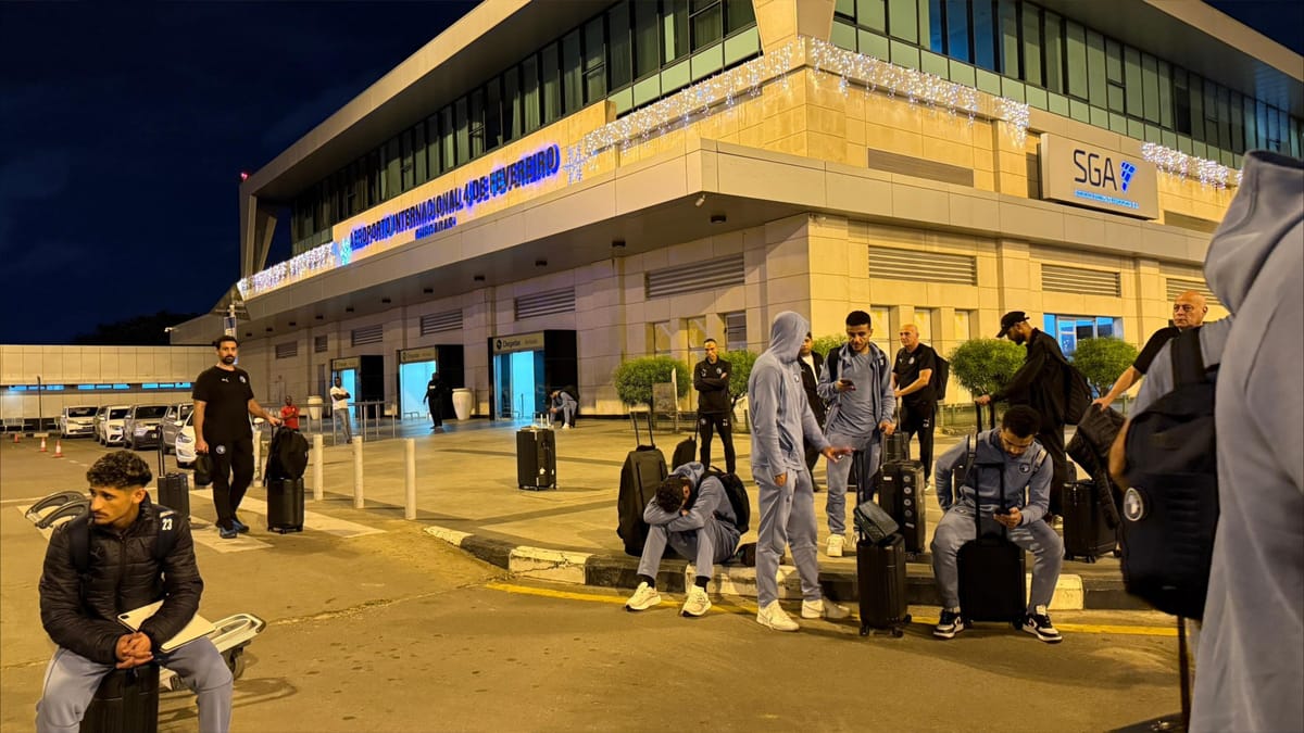 ليلة مرعبة لبيراميدز في سماء أنغولا
