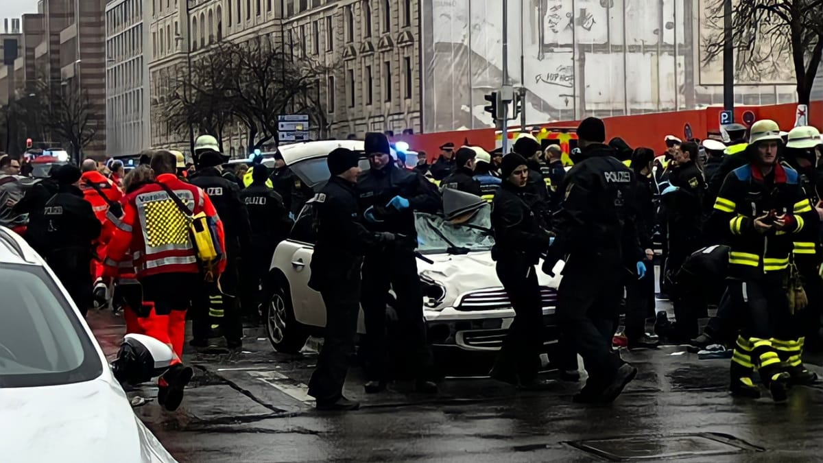 إصابة ٢٨ شخصا في حادث دهس بألمانيا