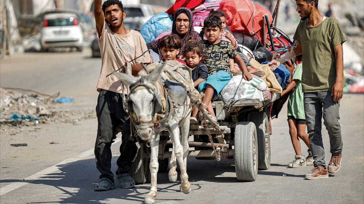 إسرائيل تأمر سكان مدينة غزة بالنزوح مجددا