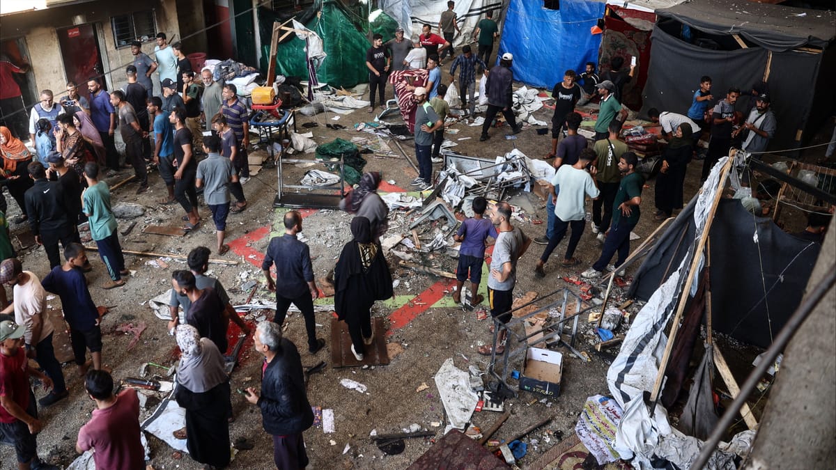 قتلى وجرحى بغارة إسرائيلية على مدرسة نازحين في غزة