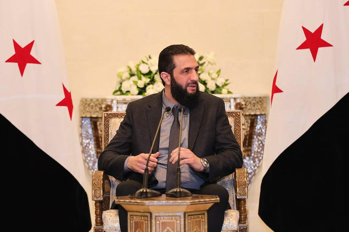 الشرع يهنئ ترامب "القائد الذي سيجلب السلام"