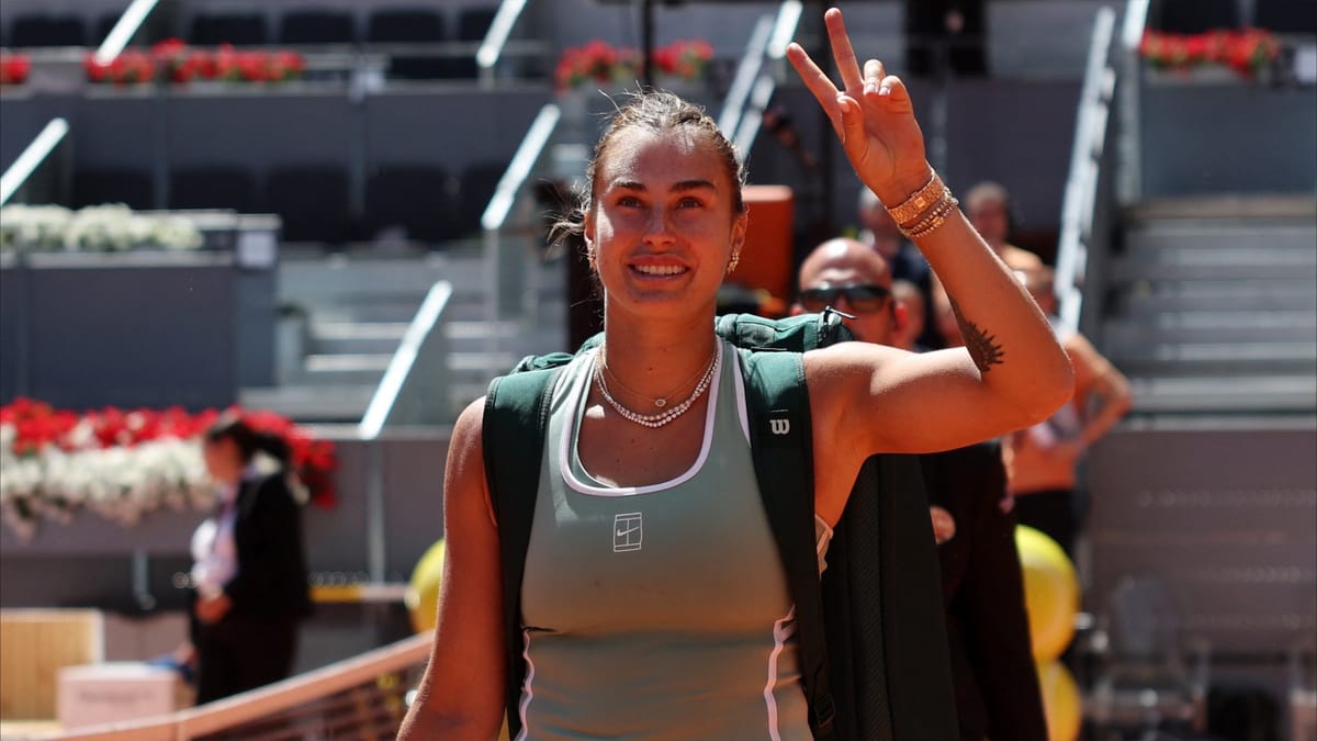 سبالينكا تبدع في مدريد