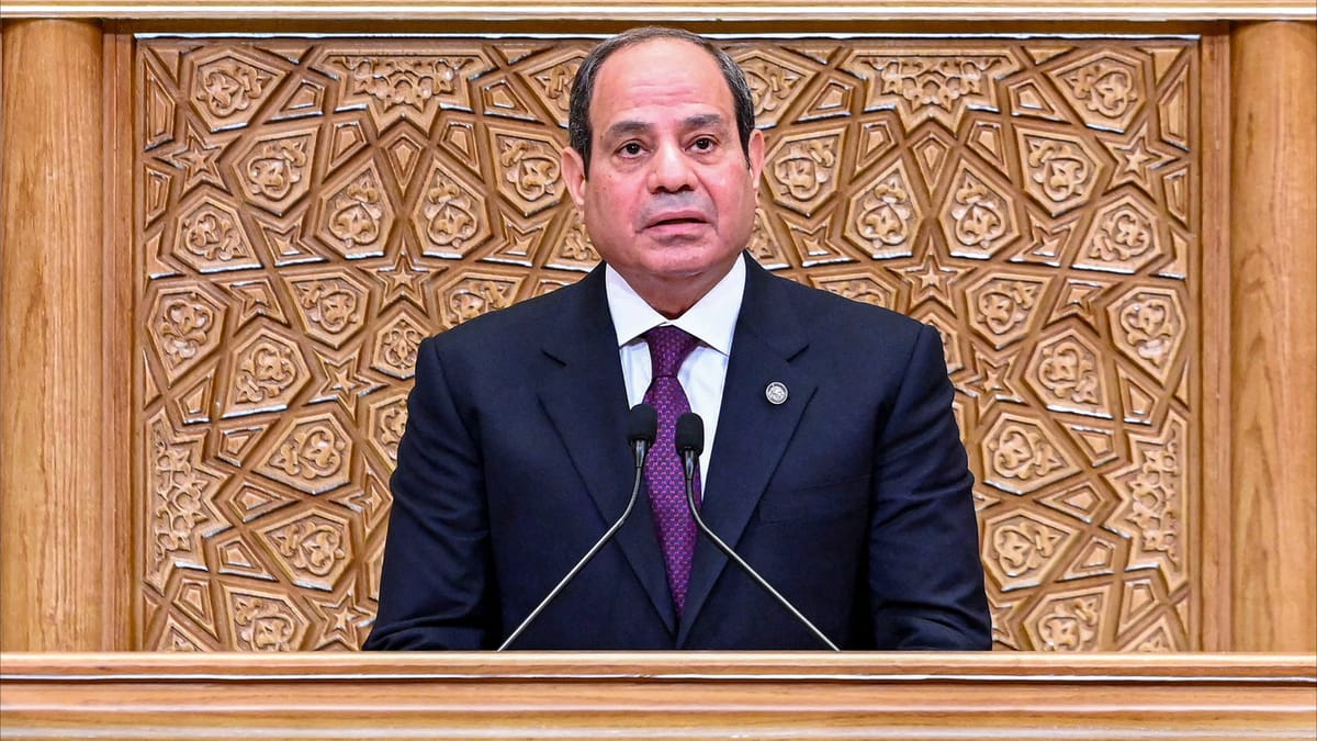 الرئيس المصري يجدد رفض تهجير الفلسطينيين