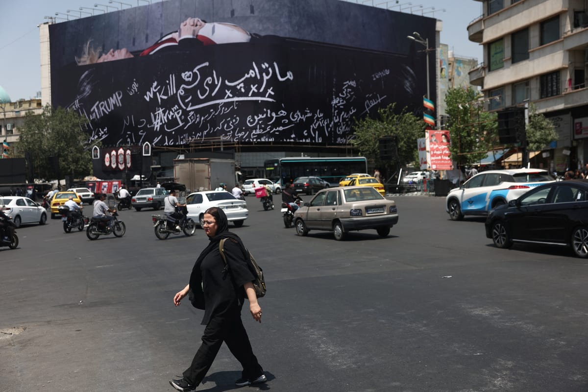 "نعش ترامب" في وسط طهران؟