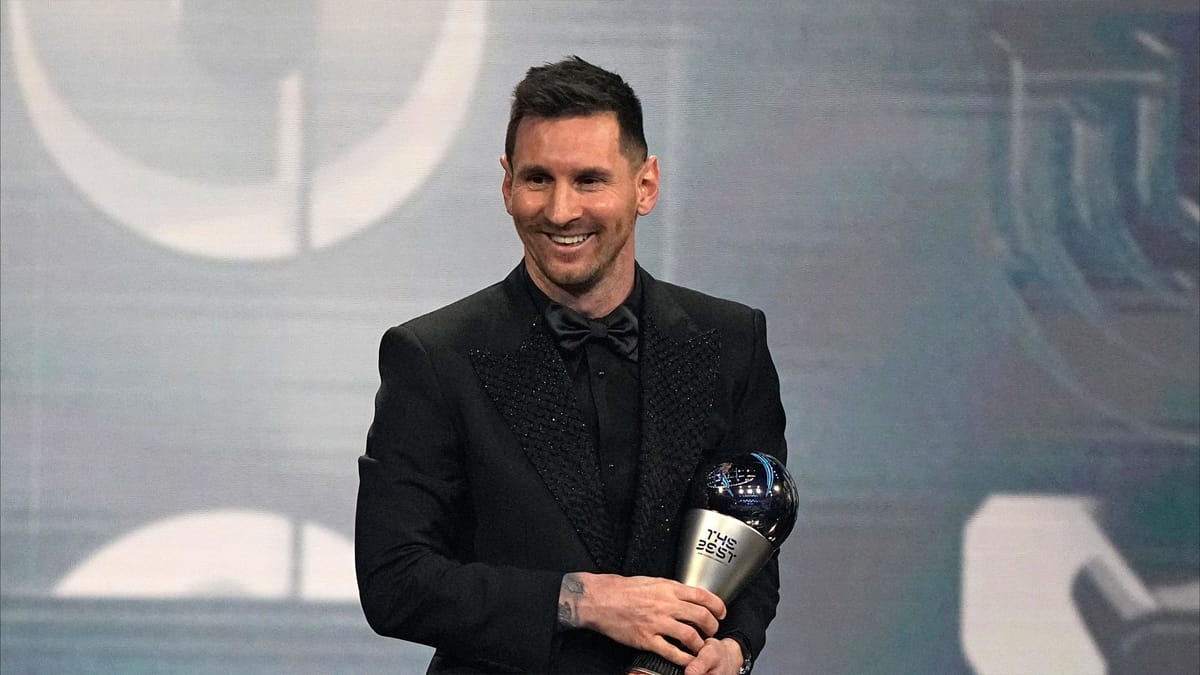 ملك كرة القدم.. ميسي أفضل لاعب في العالم 2023