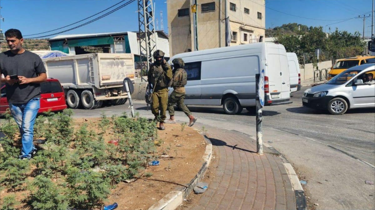 إطلاق نار على نقطة عسكرية إسرائيلية في نابلس