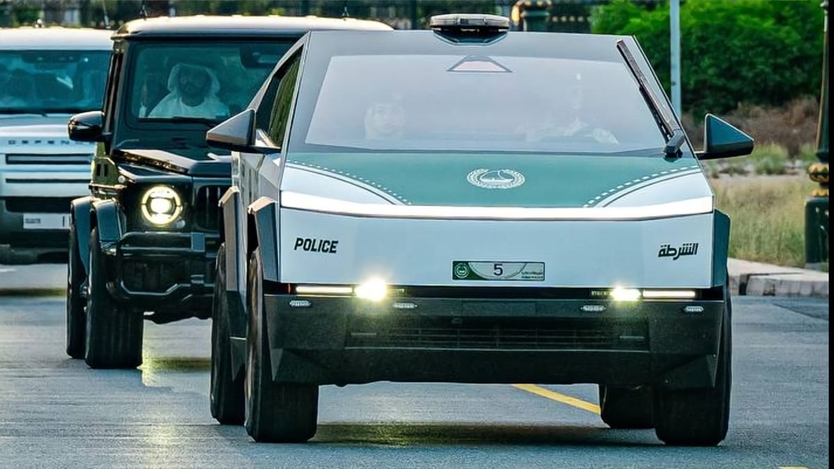 شرطة دبي تضم "Cybertruck" إلى أسطولها