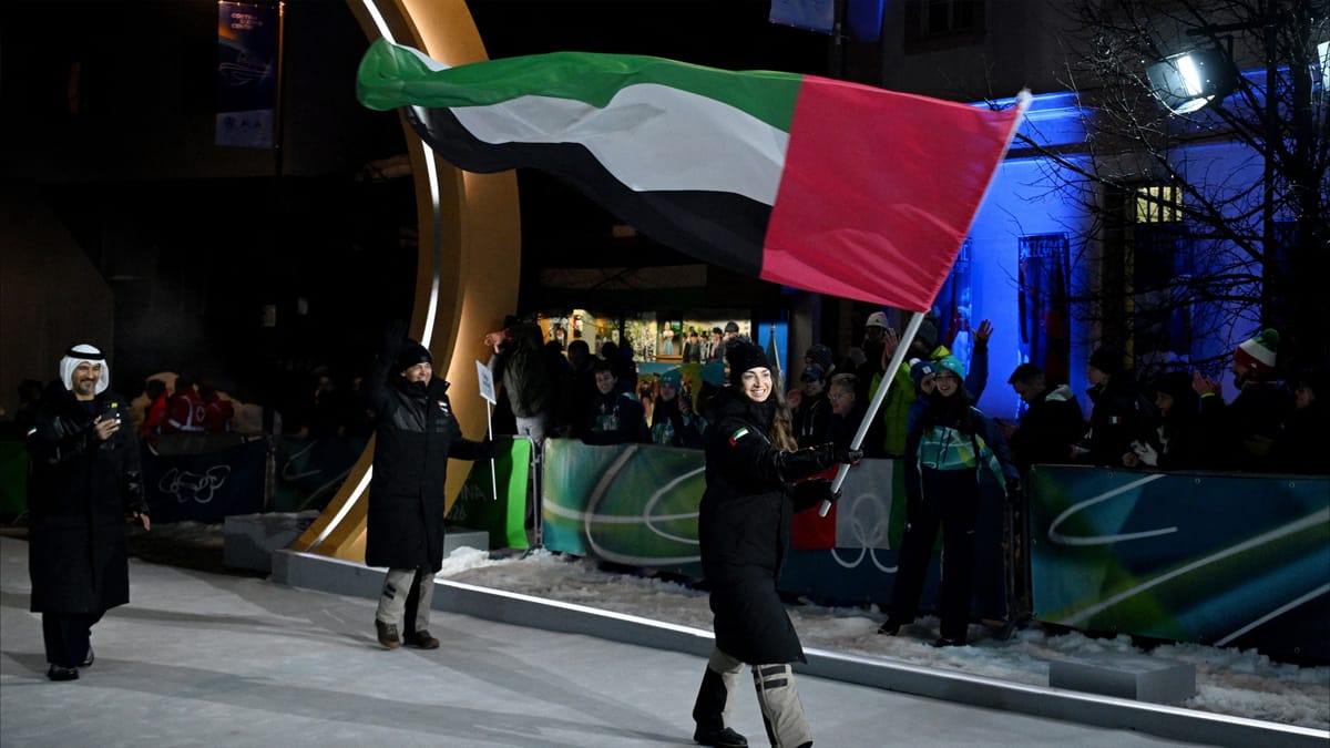 حضور تاريخي للإمارات بالأولمبياد الشتوي