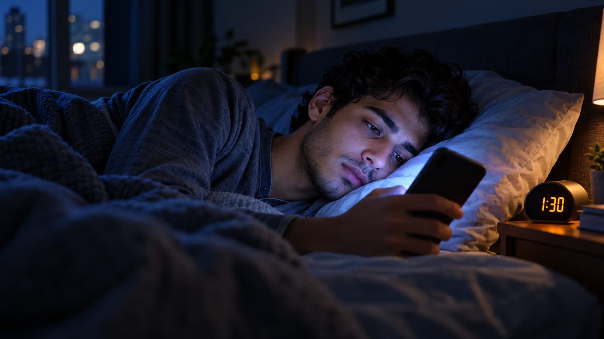 آخر تصفّح قبل النوم.. دقائق على الهاتف وليلة أقصر