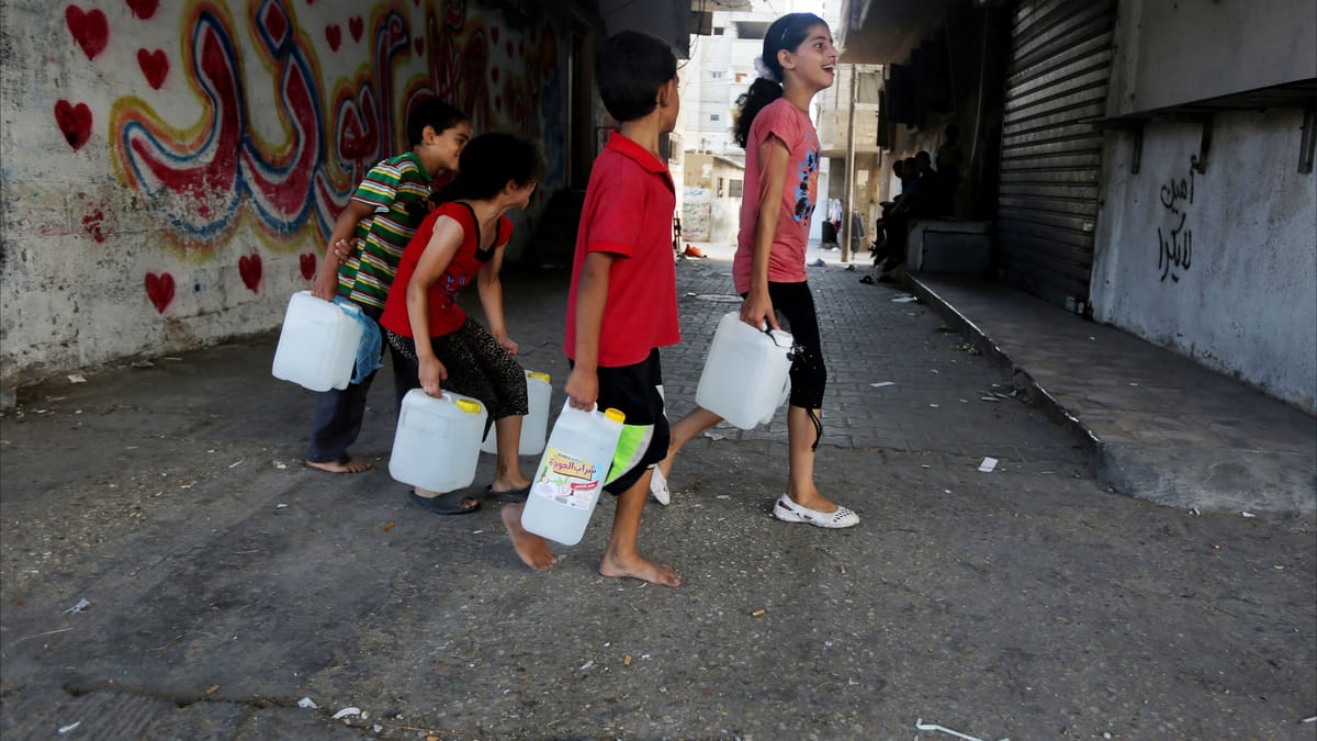 الأمراض المنقولة عبر المياه تتفشى في غزة