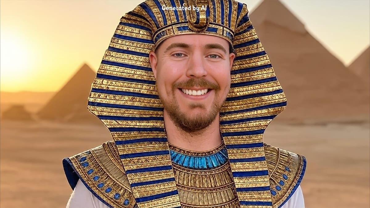 نجم يوتيوب MrBeast يستأجر الأهرامات