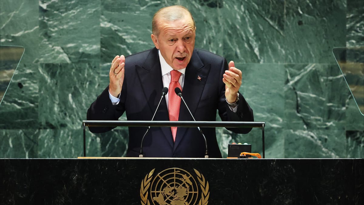 أردوغان: قيم الغرب تحتضر على يد إسرائيل