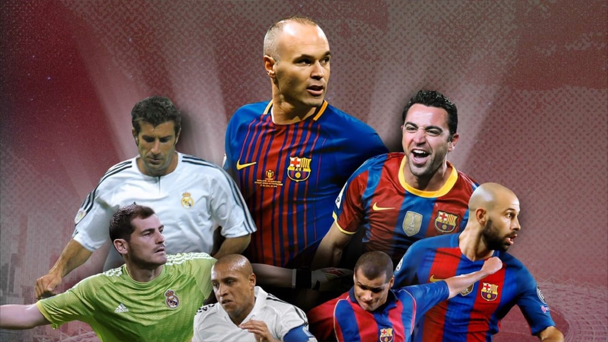 برشلونة وريال مدريد.. كلاسيكو أساطير جديد