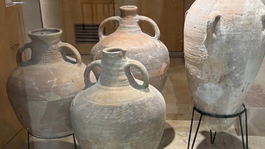 طفل يكسر جرة عمرها 3500 عام