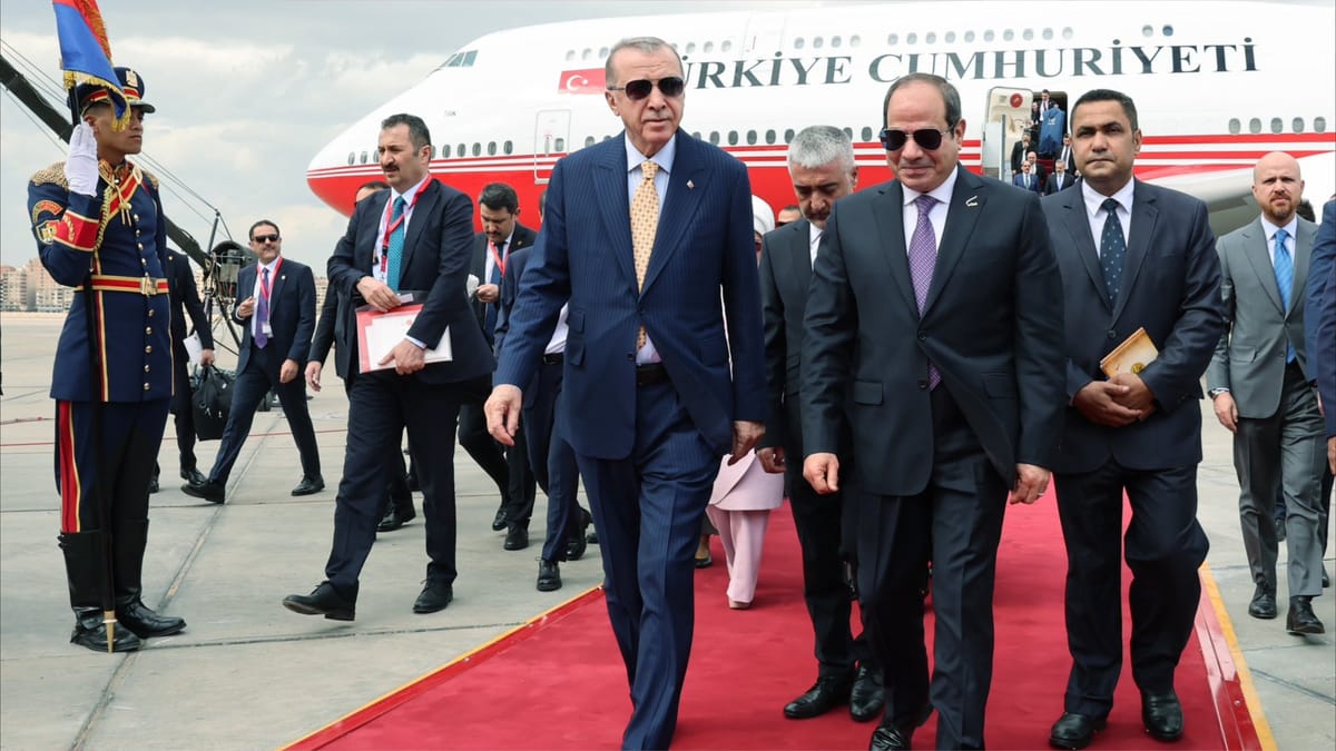 أردوغان في القاهرة للمرة الأولى منذ أكثر من عقد